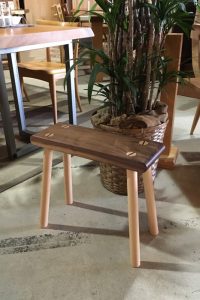 walnut-stool