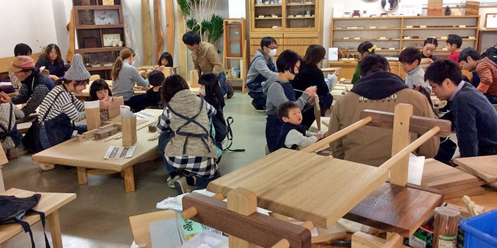 無垢材の木工教室