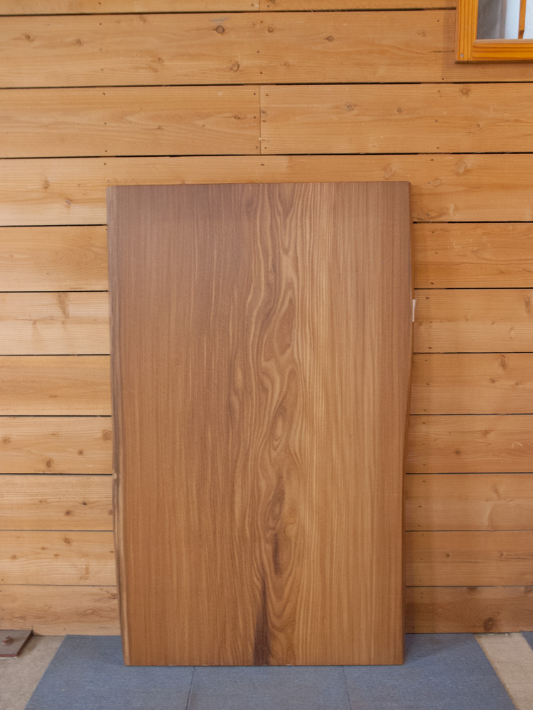 要打ち合わせ] アフリカンチーク(アサメラ)耳付き一枚板未加工原板無垢材