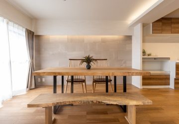 【住宅関連事業者様へ】一枚板を置いてみませんか？